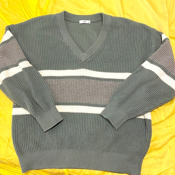 Aritzia TNA stripes sweater - Picture 1 of 3